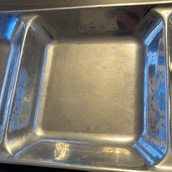 Wilton Armetale serve ware. 3 part rectangular tray. Serving tray. Platter - Picture 3 of 8